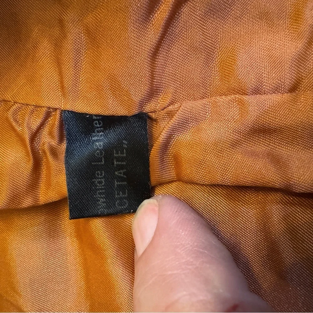 Genuine Leather Jacket Rust in color fully lined Quality Jeffery Size‎ 44